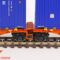 X-TRAINS 2390020 - Sggmrss Wagon 90' Continental Rail / Wascosa