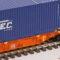 X-TRAINS 2390021 - Sggmrss Wagon 90' Continental Rail / Wascosa