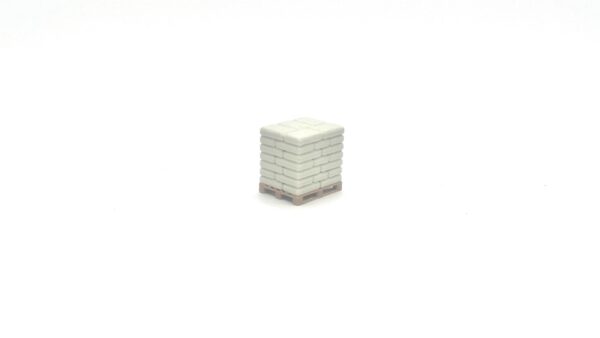MODELRAILWAY.PT M0005 - PALLET CEMENT BAGS - WHITE
