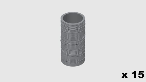 MODELRAILWAY.PT M0015 - WIRE ROLLS - GREY