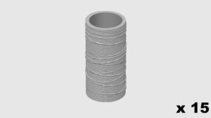 MODELRAILWAY.PT M0015 - WIRE ROLLS - SILVER
