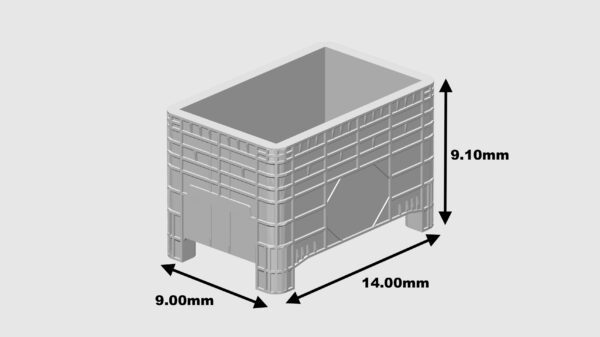 MODELRAILWAY.PT 0003H0  - PLASTIC PALLET BOX