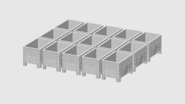 MODELRAILWAY.PT 0003H0  - PLASTIC PALLET BOX