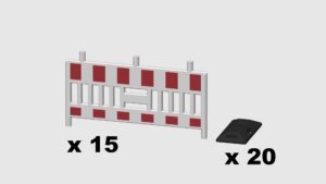 MODELRAILWAY.PT M0006 - ROAD BARRIER