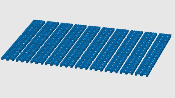 MODELRAILWAY.PT M0008  - WOOD PALLET BLUE
