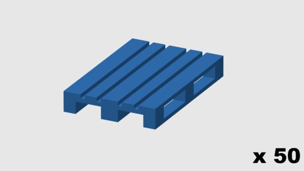 MODELRAILWAY.PT M0008  - WOOD PALLET BLUE