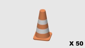 MODELRAILWAY.PT M0009  - TRAFFIC CONE