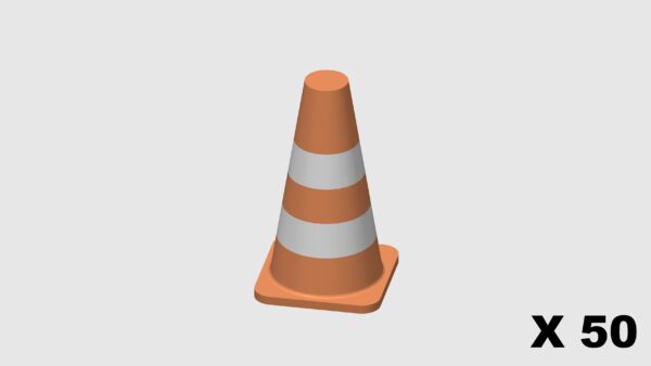 MODELRAILWAY.PT M0009  - TRAFFIC CONE