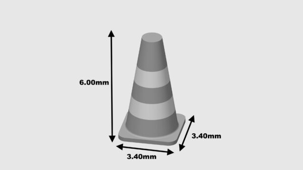 MODELRAILWAY.PT M0009  - TRAFFIC CONE