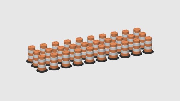 MODELRAILWAY.PT M0010  - LARGE CONE - ORANGE
