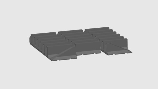 MODELRAILWAY.PT M0007 - JERSEY BARRIER - GREY