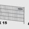 MODELRAILWAY.PT M0012 - BARRIER - GREY
