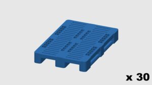MODELRAILWAY.PT M0013  - PLASTIC PALLET - BLUE