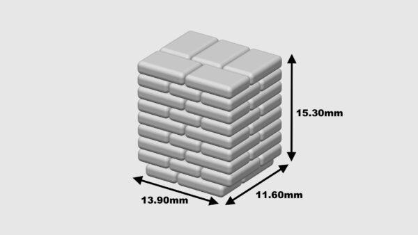 MODELRAILWAY.PT M0017 - CEMENT BAGS - BEIGE