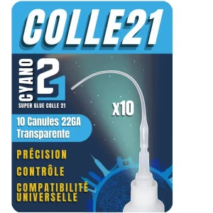 COLLE21 - TRANSPARENT PRECISION CANNULAS-10UN