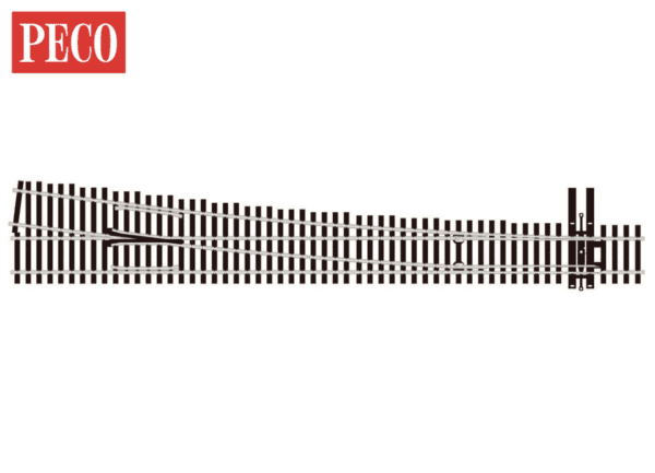 PECO SL-E8381 - Turnout, #8 Radius, Right Hand