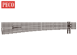 PECO SL-8382 - Turnout, 8th Radius, Left Hand