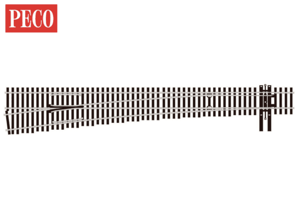PECO SL-8382 - Turnout, 8th Radius, Left Hand