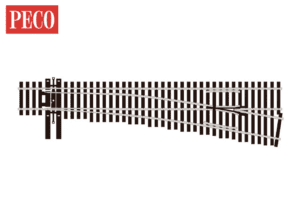 PECO SL-U7061 - Code 70, No.6 Turnout Right Hand, Unifrog