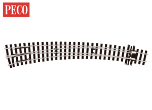 PECO SL-E1487 - Curved Turnout, Large Radius, Left Hand
