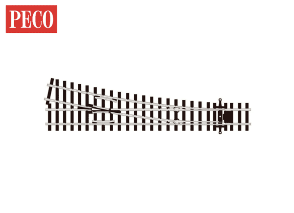 PECO SL-U1551 - Turnout, Medium Radius, Right Hand