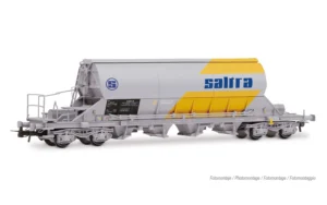 ELECTROTREN HE6089 - RENFE, Taoos hopper wagon, grey-yellow "Saltra" livery