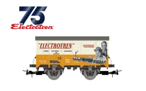 ELECTROTREN HE6093 - R.N., 2-axle closed wagon, type J, "Electrotren 75th anniversary"-livery