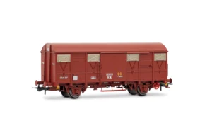 ELECTROTREN HE6097 - 2-axle J2 wagon, oxid red livery, with rear lights