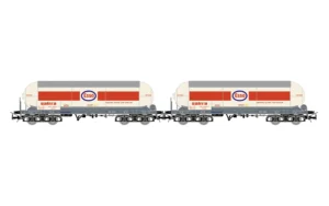 ELECTROTREN HE6099 - 2-unit pack of ammonia tank wagon, "ESSO-Saltra" original livery