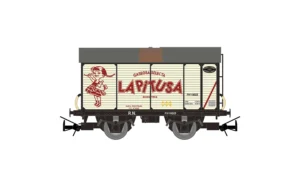 ELECTROTREN HE6104 - R.N., 2-axle J wagon, "La Pitusa" livery