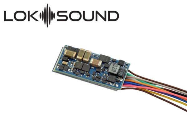 ESU 58923 - LokSound 5 Nano DCC »Loosscoder«, single strands, with speaker 11x15mm