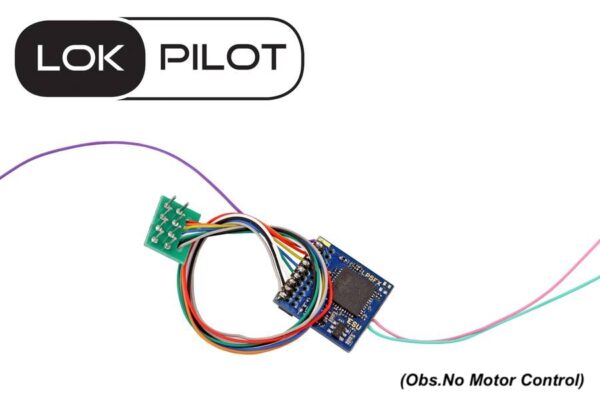 ESU 59210 - LokPilot 5 Fx DCC/MM/SX, 8-pin NEM652, »NO MOTOR CONTROL«