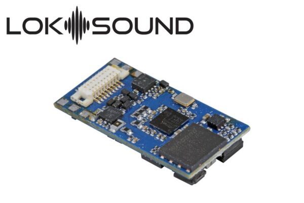 ESU 58818 - LokSound 5 micro DCC/MM/SX/M4 "blank decoder", Next18, with Speaker 11x15mm