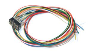 ESU 51950 - Cable harness with 8-pin plug according to NEM 652, DCC colour, length 300mm