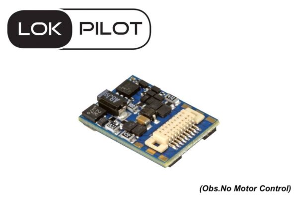 ESU 59128 - LokPilot 5 Fx micro DCC, Next18, »NO MOTOR CONTROL«