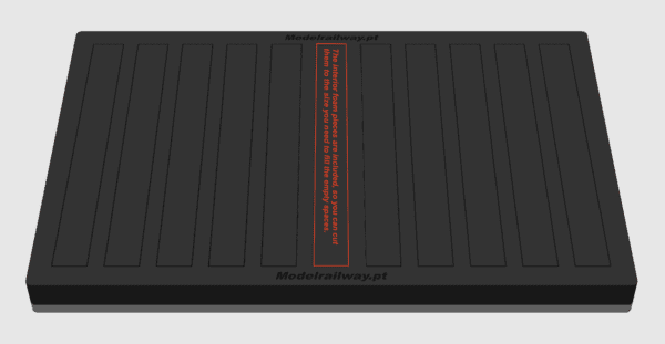 MODELRAILWAY.PT 0022H0  - Safe Box 60X40 With Cover (Vertical)