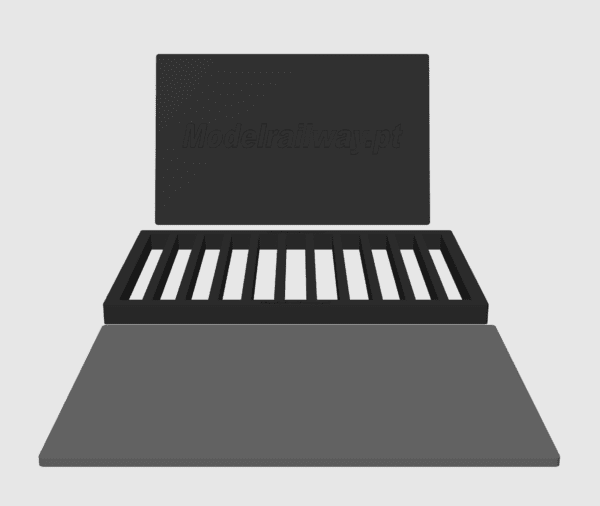 MODELRAILWAY.PT 0022H0  - Safe Box 60X40 With Cover (Vertical)