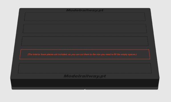 MODELRAILWAY.PT 0024H0  - Safe Box 40X30 With Cover (Horizontal)