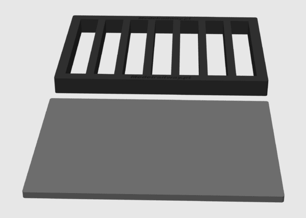 MODELRAILWAY.PT 0027H0  - Safe Box 40X30 Without Cover (Vertical)