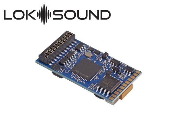 ESU 58419 - LokSound 5 DCC/MM/SX/M4 "blank decoder", 21MTC NEM660, with Speaker 11x15mm