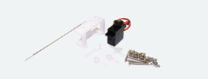 ESU 51805 - Servo Motor, precision mini-servo, micro-controlled with metal gearing, incl. mounting kit