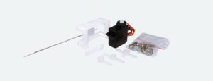 ESU 51804 - Servo Motor, precision mini-servo, micro-controlled with plastic gearing, incl. mounting kit