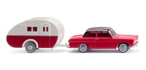 WIKING 020203 - Ford Taunus 12M with caravan