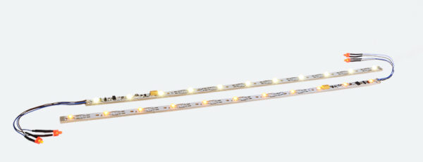ESU 50702 - LED lighting strip with taillight, 255mm, 11 LEDs, „yellow“.