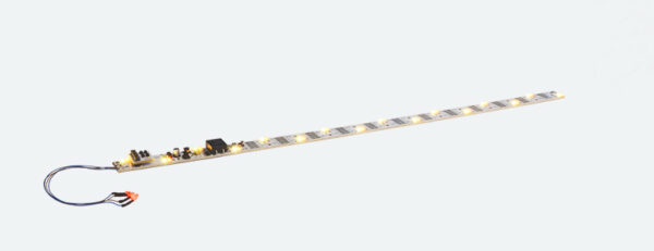 ESU 50703 - LED lighting strip with taillight, 380mm, 32 LEDs, „white/yellow“, PowerPack