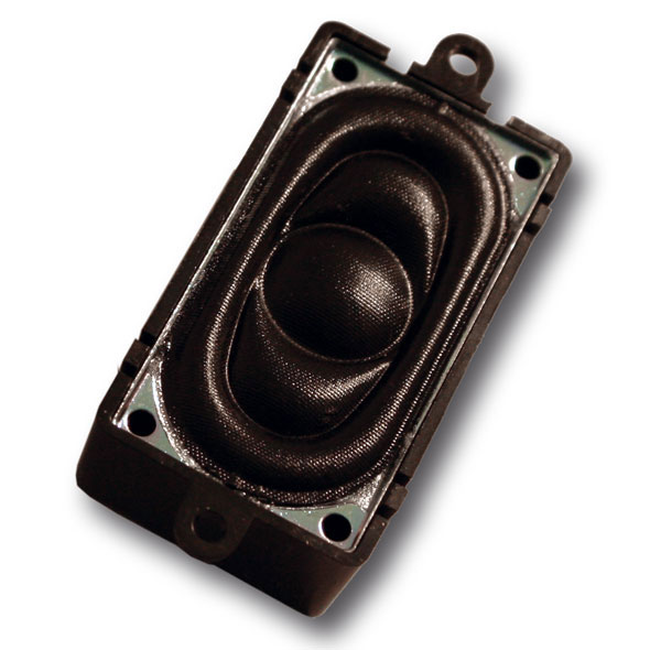 ESU 50334 - Loudspeaker 20mm x 40mm, square, 4 Ohms, with sound chamber