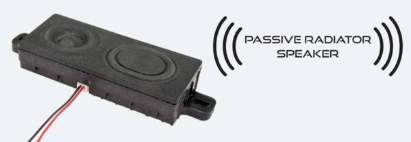 ESU 50343 - Speaker 29mm x 65mm x 14mm, square, 4 Ohm, Passive Radiator