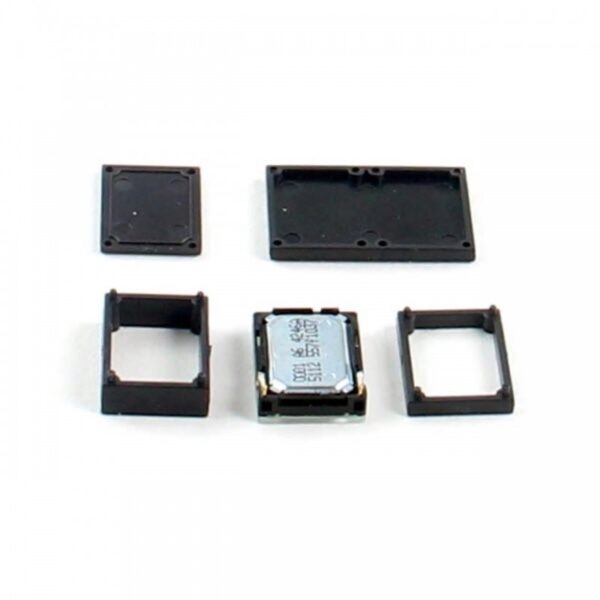 ESU 50321 - Loudspeaker 15mm x 11mm, 8 Ohms, with 4pc sound chamber kit