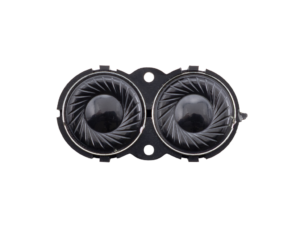 ESU 50447 - Two loudspeakers 16mm, oval, je 50 Ohm, with sound chamber