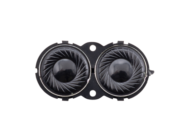 ESU 50447 - Two loudspeakers 16mm, oval, je 50 Ohm, with sound chamber